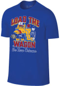 Kansas Jayhawks Load The Wagon Final Four T Shirt - Blue