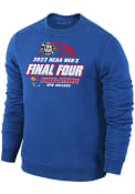 Kansas Jayhawks 2022 Final Four Fast Ball Crew Sweatshirt - Blue