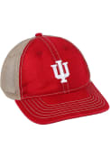 Indiana Hoosiers Wharf Meshback Adjustable Hat - Red