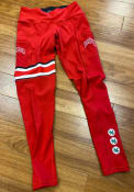 Ohio State Buckeyes Womens Stripe Pants - Red