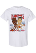 Detroit Bad Boys Mahorn/Laimbeer T-Shirt - White