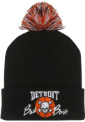 Detroit Pistons Cuff Pom Knit - Black