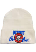 Detroit Pistons Bad Boys Cuff Knit - White