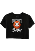 Detroit Womens Detroit Bad Boys T-Shirt - Black
