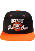 Detroit Bad Boys 2T Flatbill Snapback - Black