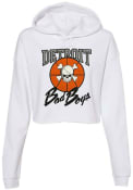 Detroit Womens Detroit Bad Boys Hooded Sweatshirt - White