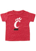 Red Youth Cincinnati Bearcats Knobby Primary Logo Fashion T-Shirt