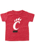 Cincinnati Bearcats Toddler Knobby Primary Logo T-Shirt - Red