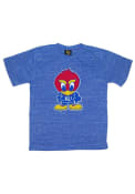 Kansas Jayhawks Youth Knobby Baby Jay Fashion T-Shirt - Blue