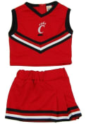 Red Toddler Girls Cincinnati Bearcats Logo Cheer