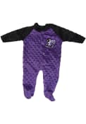 K-State Wildcats Baby Two Tone Cuddle Bubble Purple Two Tone Cuddle Bubble One Piece Pajamas