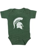 Michigan State Spartans Baby Knobby One Piece - Green