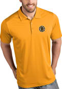 Boston Bruins Antigua Tribute Polo Shirt - Gold