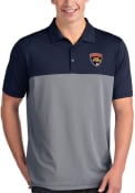 Florida Panthers Antigua Venture Polo Shirt - Navy Blue