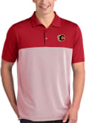 Calgary Flames Antigua Venture Polo Shirt - Red