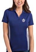 Toronto Maple Leafs Womens Antigua Venture Polo Shirt - Blue