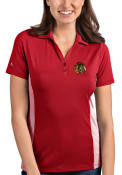 Chicago Blackhawks Womens Antigua Venture Polo Shirt - Red