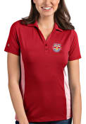 New York Red Bulls Womens Antigua Venture Polo Shirt - Red