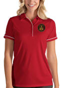 Atlanta United FC Womens Antigua Salute Polo Shirt - Red