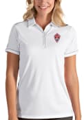 Colorado Rapids Womens Antigua Salute Polo Shirt - White