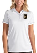Los Angeles FC Womens Antigua Salute Polo Shirt - White