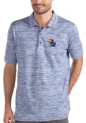 Kansas Jayhawks Antigua Possession Polo Shirt - Blue