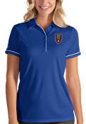 Real Salt Lake Womens Antigua Salute Polo Shirt - Blue