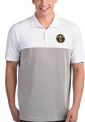 Denver Nuggets Antigua Venture Polo Shirt - White