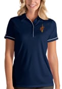 Cleveland Cavaliers Womens Antigua Salute Polo Shirt - Navy Blue