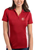 Atlanta Hawks Womens Antigua Venture Polo Shirt - Red