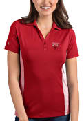Chicago Bulls Womens Antigua Venture Polo Shirt - Red