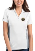 Denver Nuggets Womens Antigua Venture Polo Shirt - White