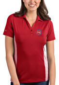 Detroit Pistons Womens Antigua Venture Polo Shirt - Red