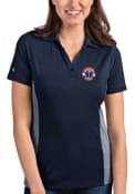 Washington Wizards Womens Antigua Venture Polo Shirt - Navy Blue
