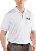 Pitt Panthers Antigua Salute Polo Shirt - White