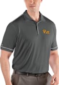 Pitt Panthers Antigua Salute Polo Shirt - Grey