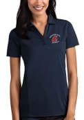 West Virginia Mountaineers Womens Antigua Tribute Polo Shirt - Navy Blue