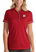 Rutgers Scarlet Knights Womens Antigua Salute Polo Shirt - Red