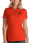 Oregon State Beavers Womens Antigua Salute Polo Shirt - Orange