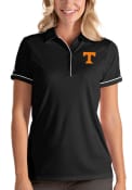 Tennessee Volunteers Womens Antigua Salute Polo Shirt - Black