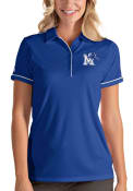 Memphis Tigers Womens Antigua Salute Polo Shirt - Blue