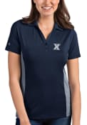Xavier Musketeers Womens Antigua Venture Polo Shirt - Navy Blue