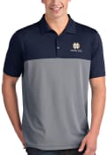 Notre Dame Fighting Irish Antigua Venture Polo Shirt - Navy Blue