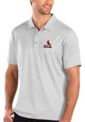 St Louis Cardinals Antigua Balance Polo Shirt - White
