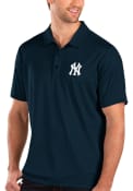 New York Yankees Antigua Balance Polo Shirt - Navy Blue