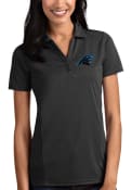 Carolina Panthers Womens Antigua Tribute Polo Shirt - Grey