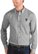 NC State Wolfpack Antigua Structure Dress Shirt - Black