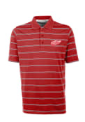Antigua Detroit Red Wings Red Deluxe Short Sleeve Polo Shirt