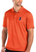 Illinois Fighting Illini Antigua Balance Polo Shirt - Orange