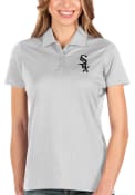 Chicago White Sox Womens Antigua Balance Polo Shirt - White